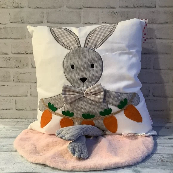 Isaac Mizrahi Holiday Isaac Mizrahi Bunny Dangle Pillow Poshmark